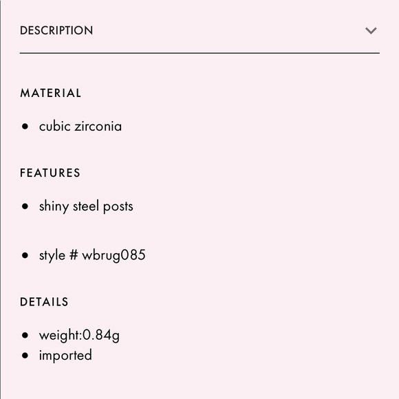 NEW KATE SPADE ♠️ WILD ONES HORSESHOE PAVE STUDS - Picture 10 of 10